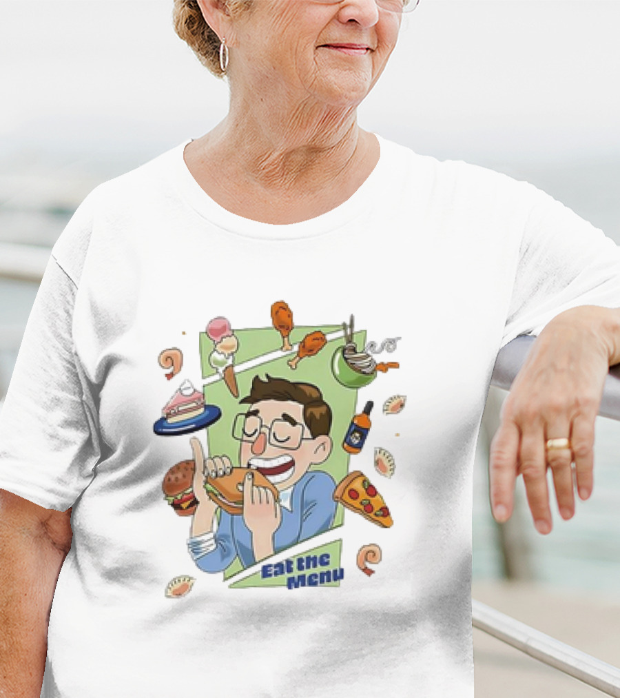 Keith's Food Bounty: Eat The Menu Cartoon Adventure T-Shirt