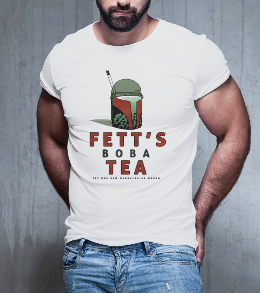Fett’s Boba Tea Try Our New Mandalorian Flavor T-Shirt