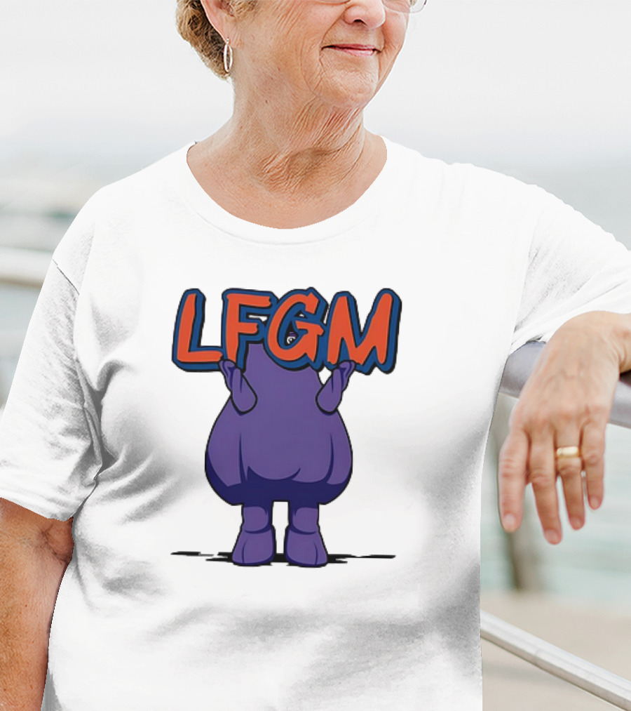 Grimace Holding LFGM Sign T-Shirt