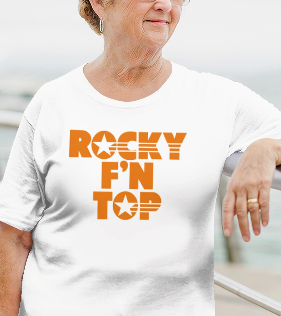 Tennessee Volunteers Basketball Rocky F’n Top Star Stripes T-Shirt