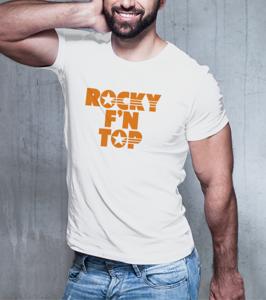 Tennessee Volunteers Basketball Rocky F’n Top Star Stripes T-Shirt