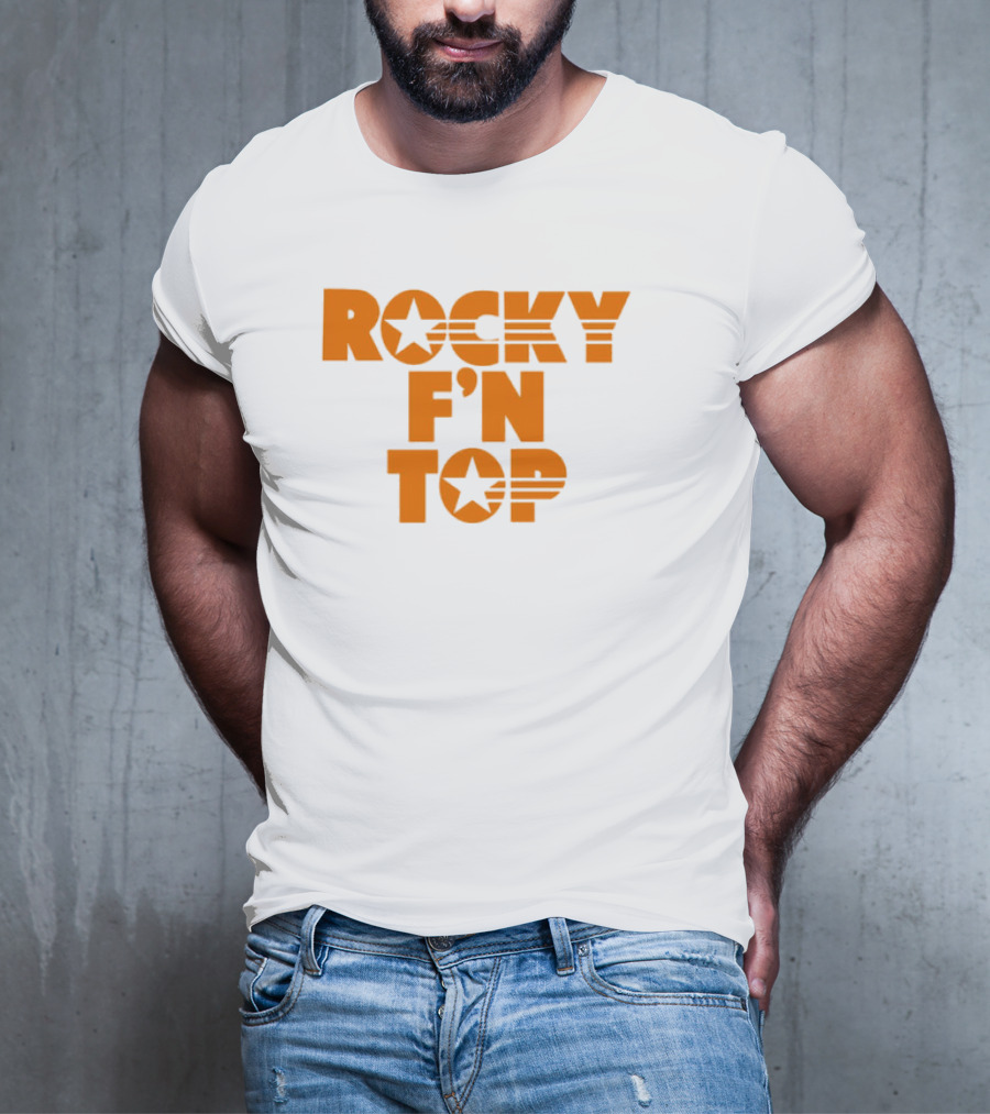 Tennessee Volunteers Basketball Rocky F’n Top Star Stripes T-Shirt