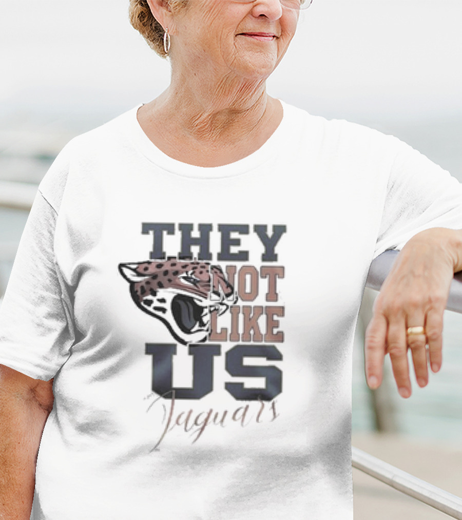 They Not Like Us Jaguars Jacksonville Jaguars T-Shirt