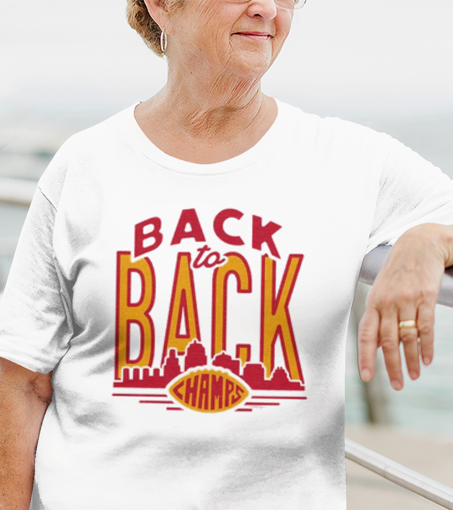 Kansas City Chiefs Back To Back Champs Ronald McDonald Back To Back Champs T-Shirt