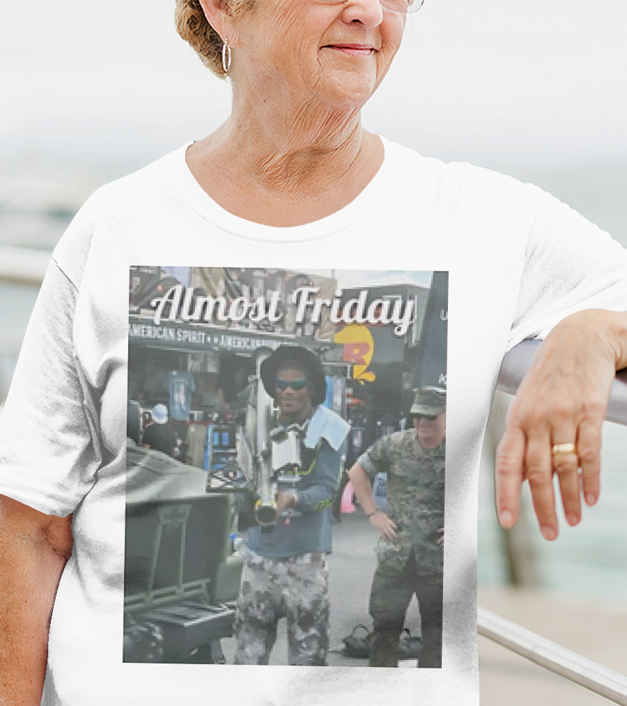 Almost Friday Rocket Launcher Fun Lamar Jackson T-Shirt