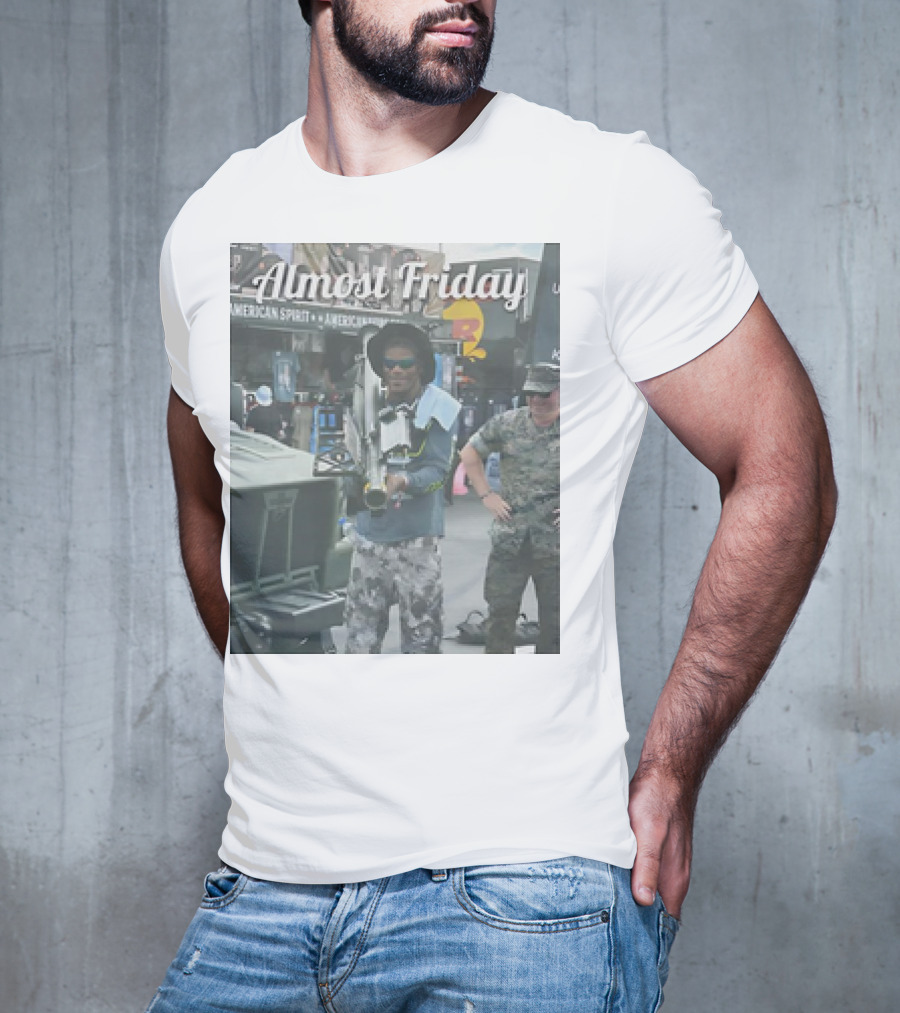 Almost Friday Rocket Launcher Fun Lamar Jackson T-Shirt