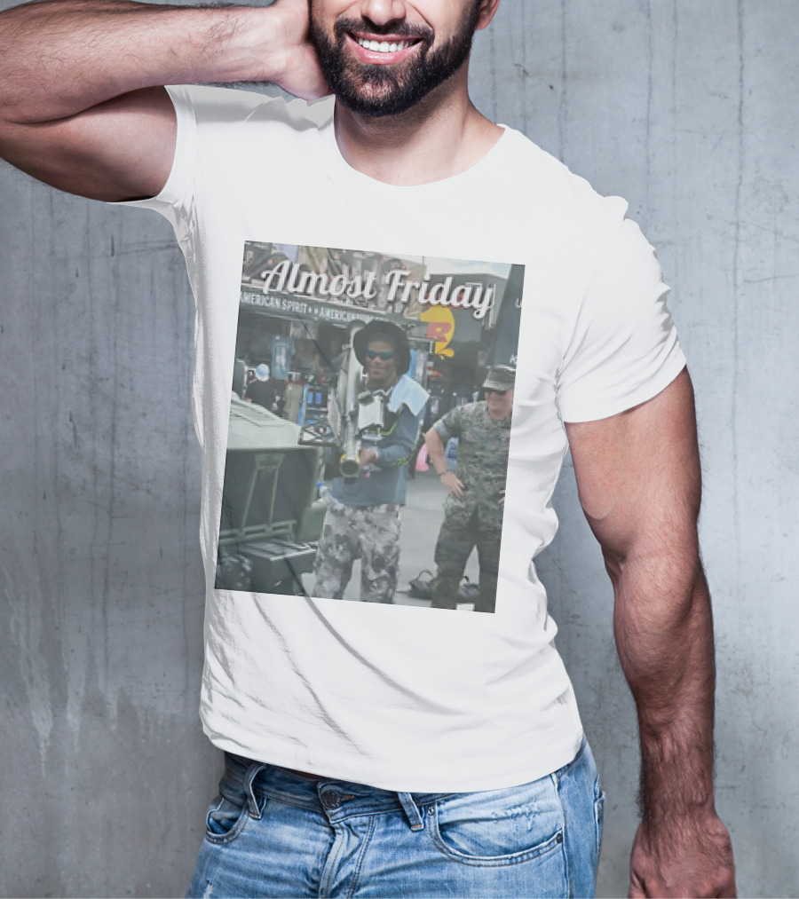 Almost Friday Rocket Launcher Fun Lamar Jackson T-Shirt
