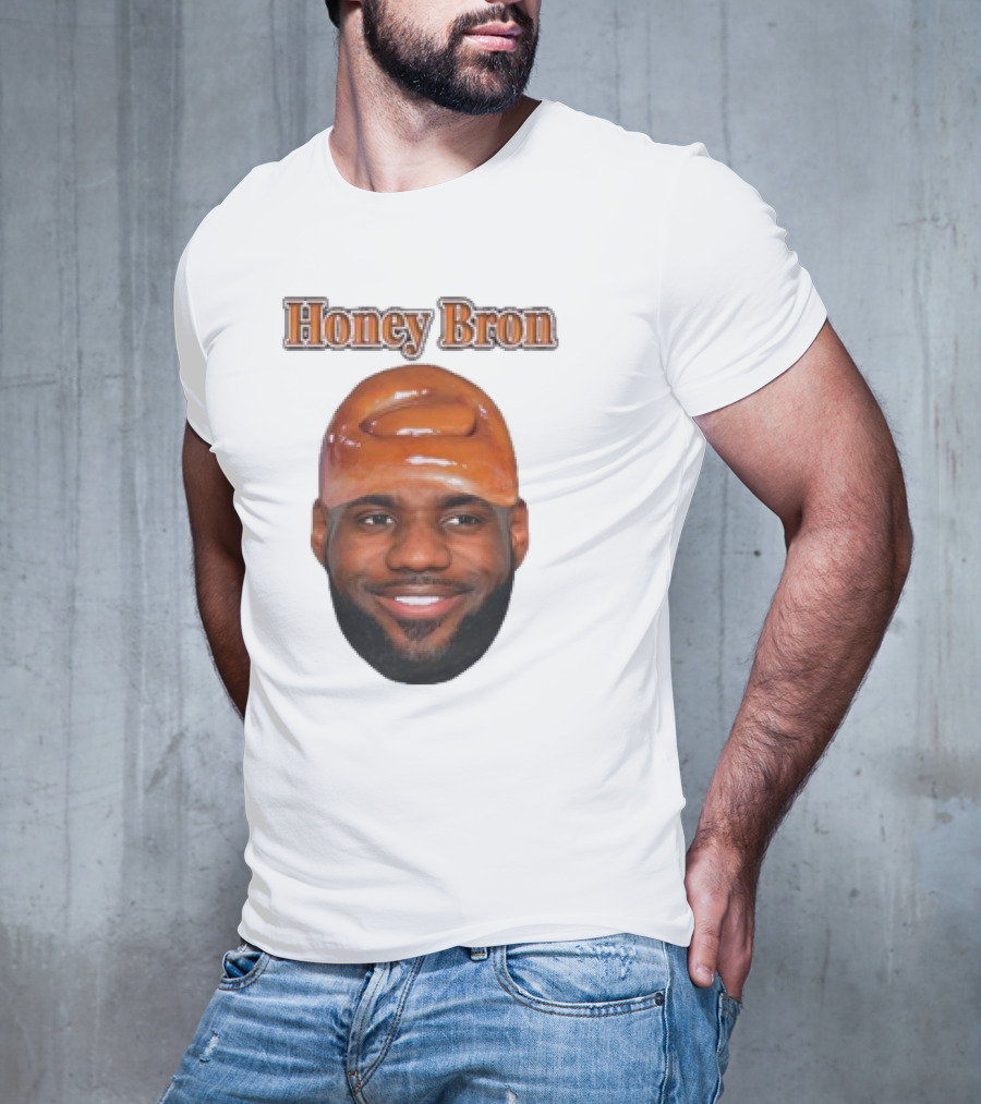 Honey Bron Lebron James Honey Brown Face T-Shirt