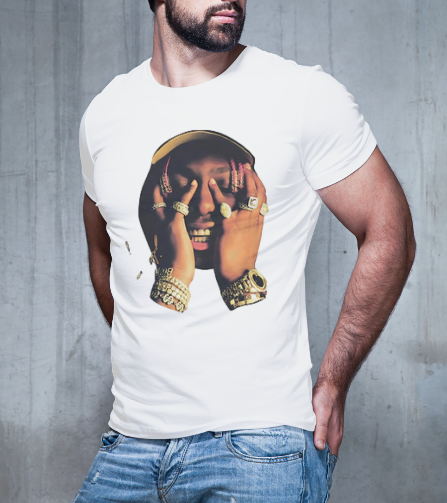 Lil Yachty Rap Hip Hop Jewelry Face Expression T-Shirt