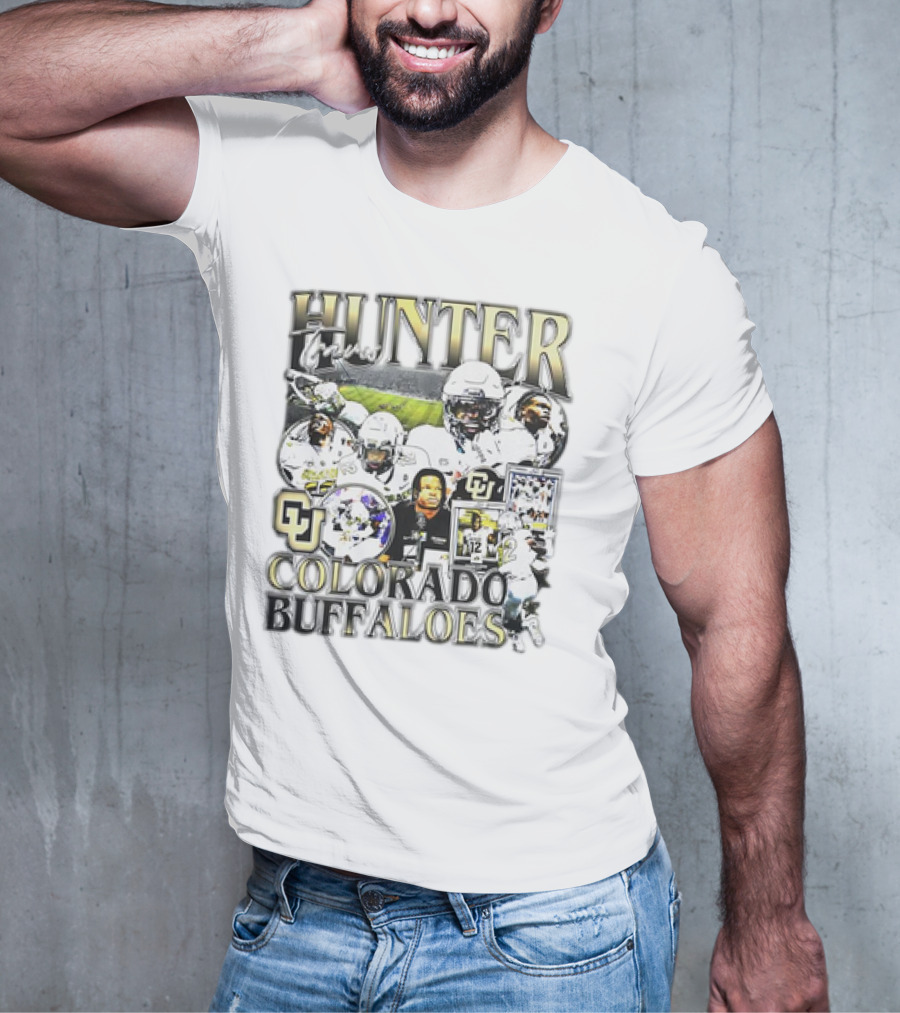 Hunter Travis #12 Colorado Buffaloes Football T-Shirt