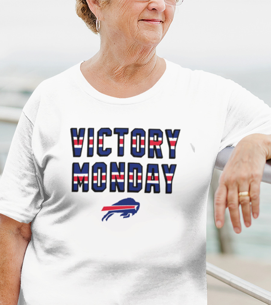Buffalo Bills Victory Monday Bold Team Spirit T-Shirt