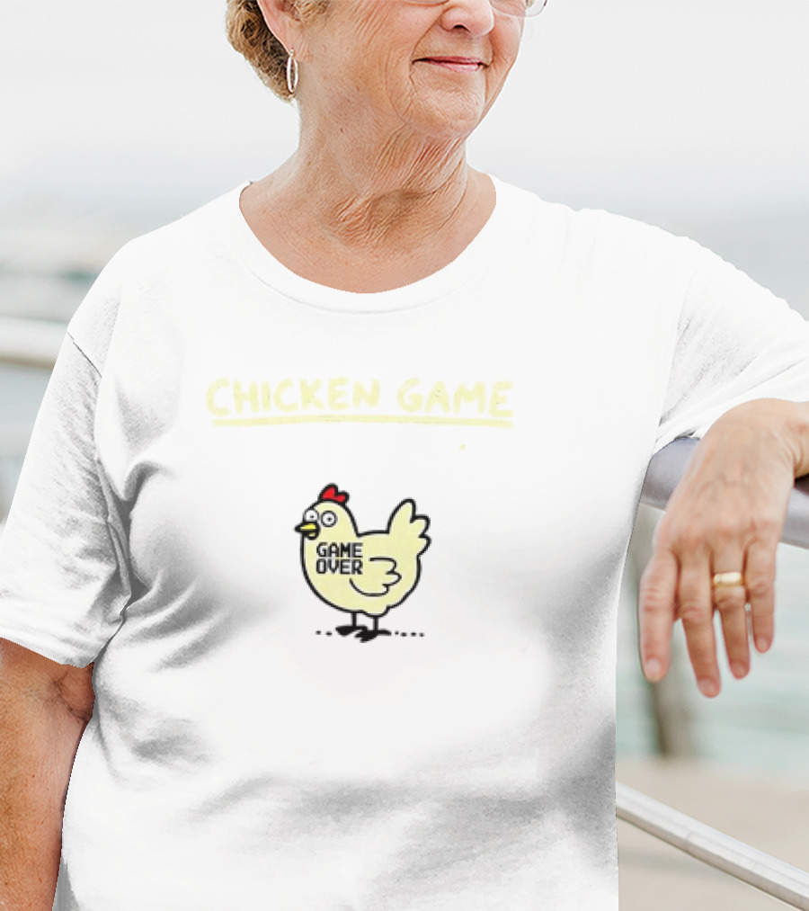 Chicken Game Game Over Don’t Look At The Chicken T-Shirt