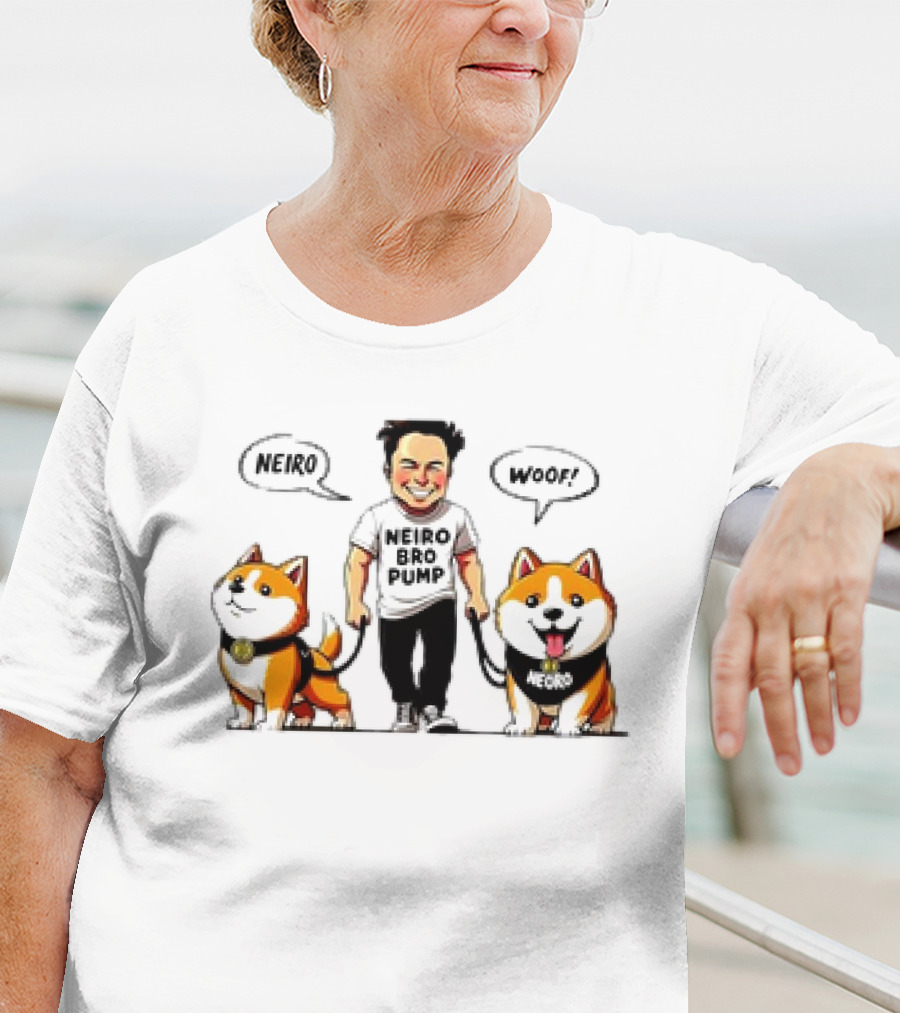 Neiro Bro Pump Woof Neiro Dog Coin T-Shirt