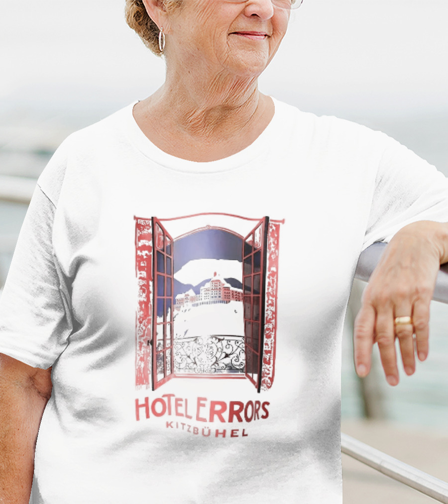 Hotel Errors Kitzbühel Mountain View Vintage Window T-Shirt