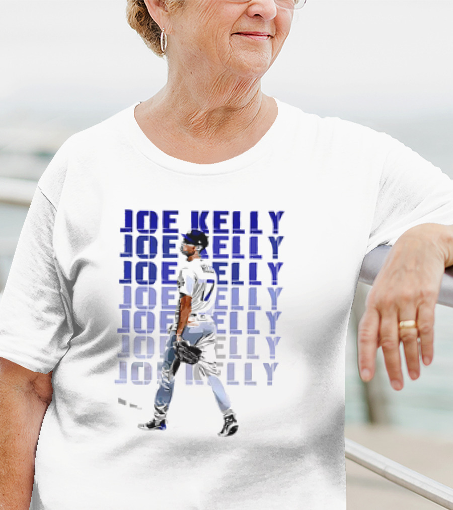 Joe Kelly Los Angeles Dodgers Baseball Player No. 17 T-Shirt
