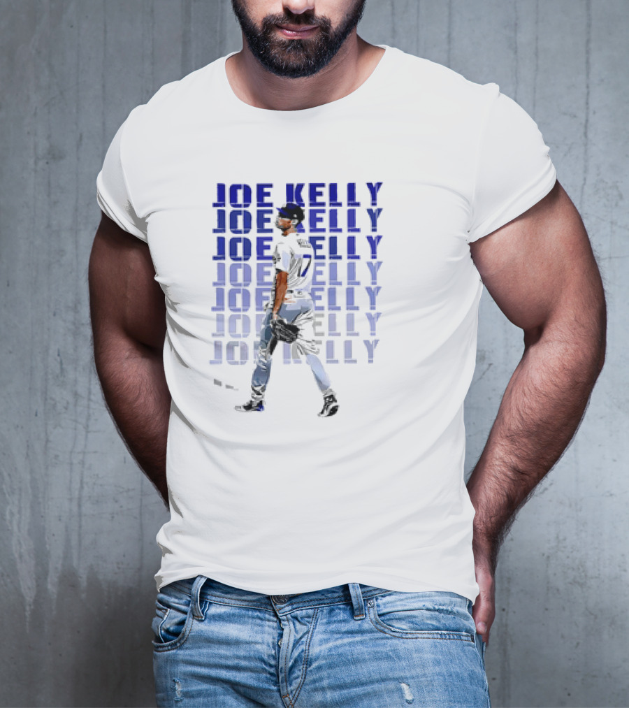 Joe Kelly Los Angeles Dodgers Baseball Player No. 17 T-Shirt