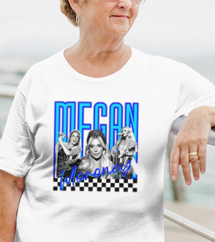 Megan Moroney Country Music Retro Checkered T-Shirt