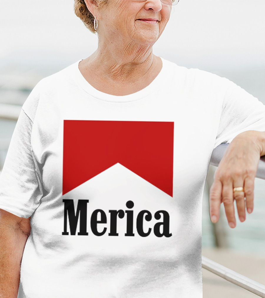 Merica Red Chevron T-Shirt