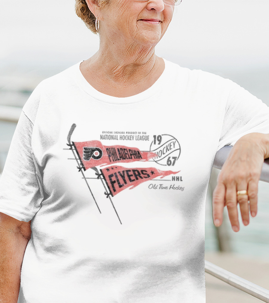 Philadelphia Flyers NHL 1967 Old Time Hockey Licensed Product T-Shirt