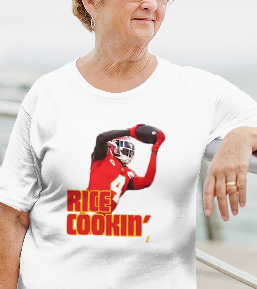 Rasheed Rice Cookin' Kansas City Chiefs Football WR1 T-Shirt