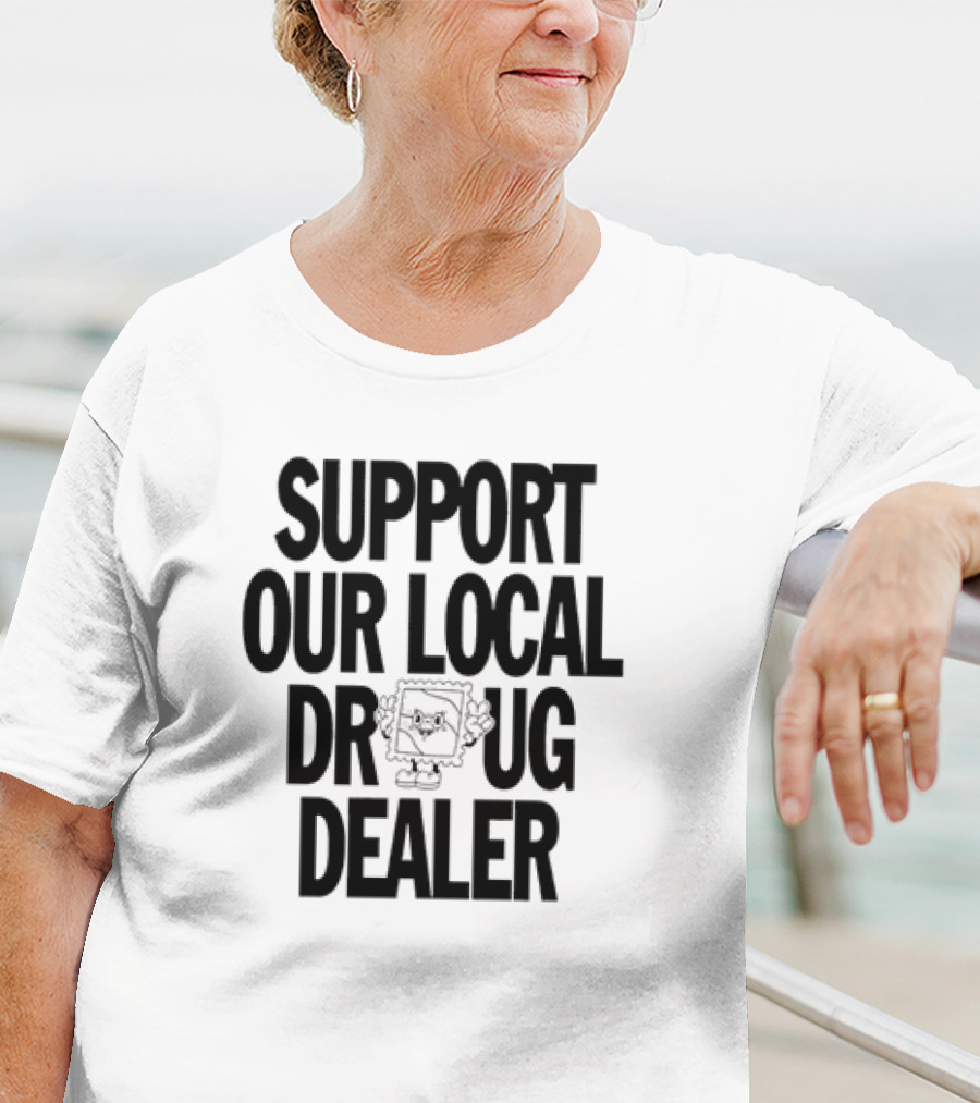 SUPPORT OUR LOCAL DRUG DEALER Funny Ramen Noodles Meme T-Shirt