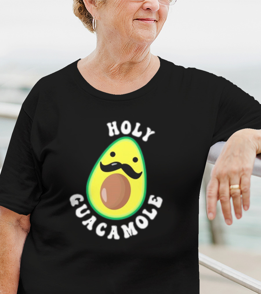 Holy Guacamole Meme Cartoon Avocado T-Shirt