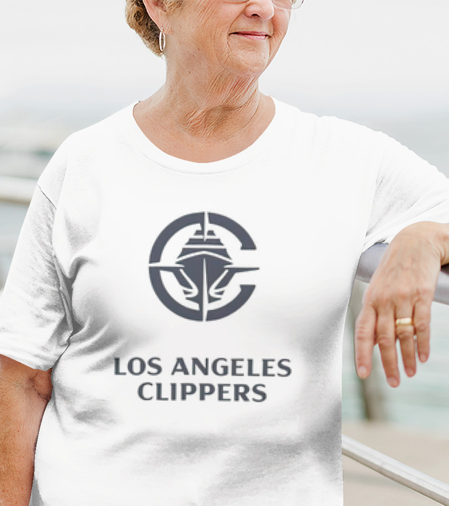 LOS ANGELES CLIPPERS C LOGO SHIP ELEMENTS T-Shirt