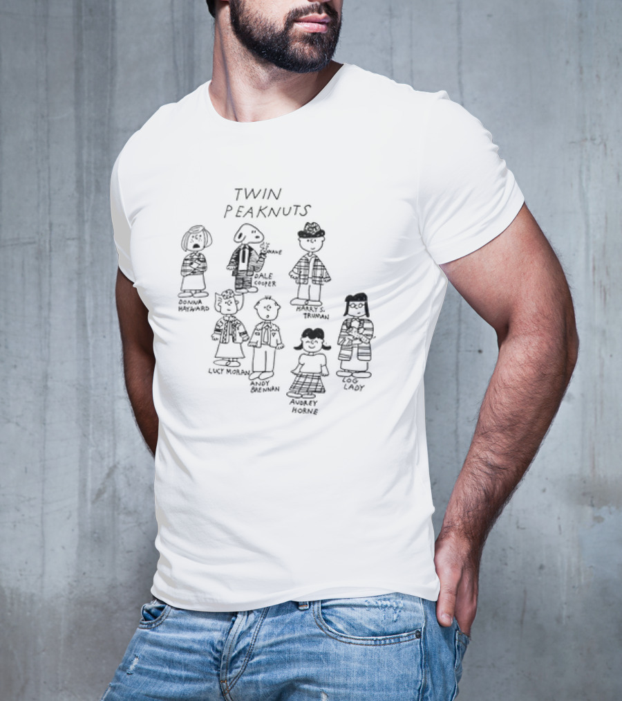 Twin Peaknuts Donna Dale Cooper Truman Lucy Andy Audrey Log Lady T-Shirt