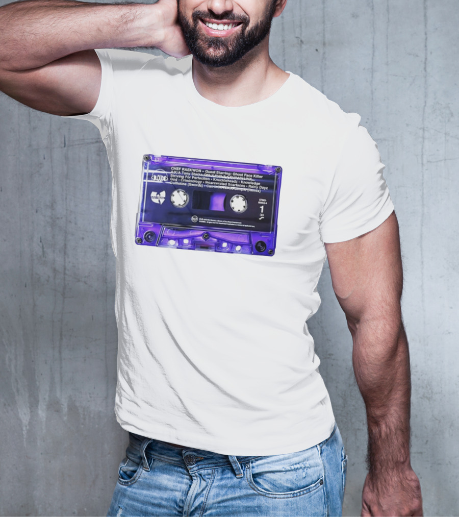 Chef Raekwon Purple Tape 1995 Loud Records Ghost Face Killer Featured Tracks T-Shirt