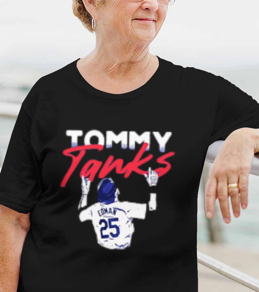 Tommy Tanks 25 Dodgers T-Shirt