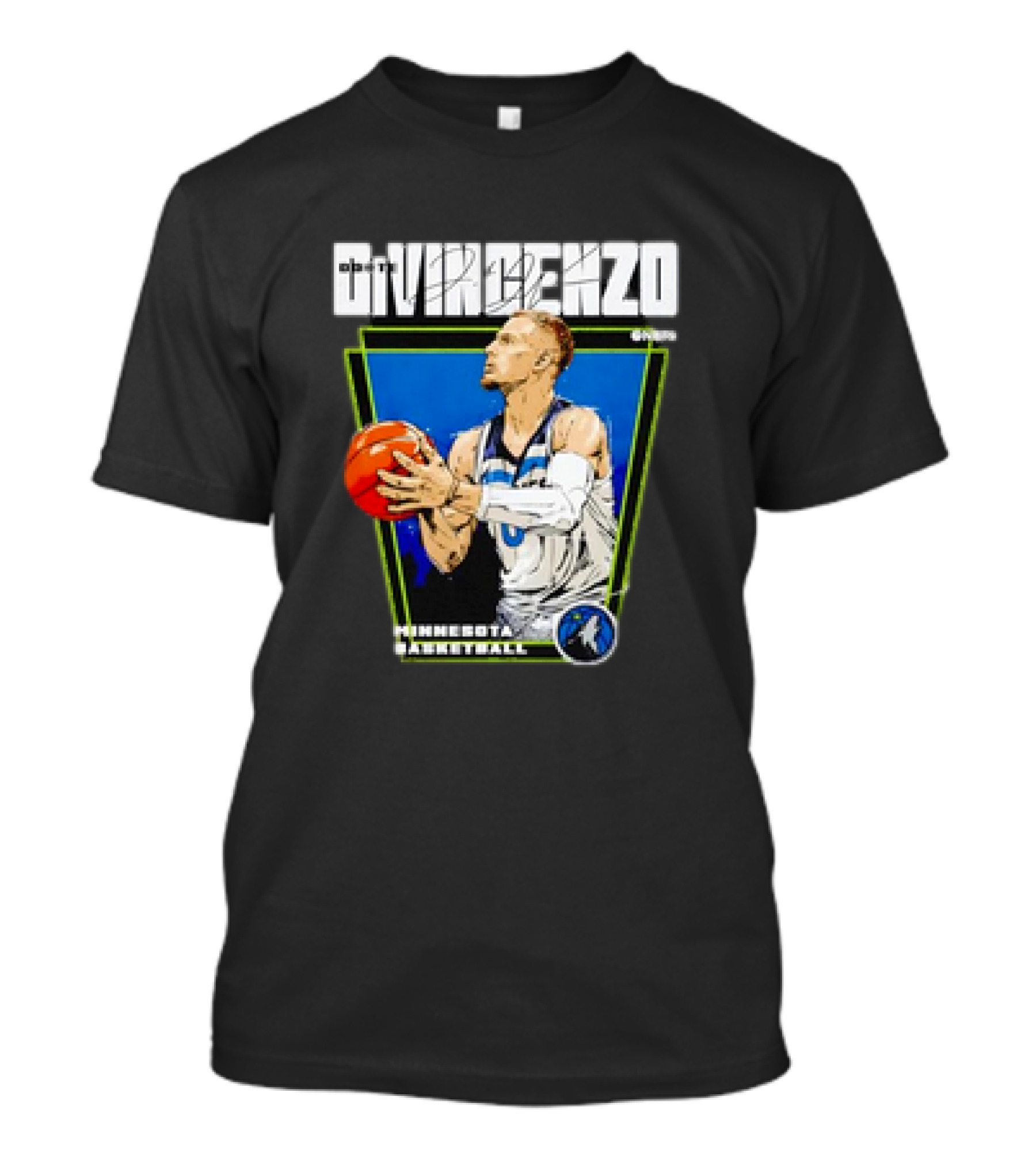 Donte DiVincenzo Minnesota Basketball Signature Player T-Shirt