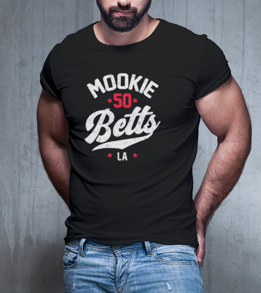 Mookie Betts 50 LA Dodgers T-Shirt