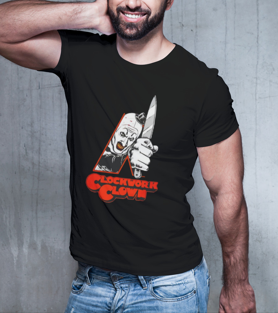 A Clockwork Clown Art The Clown The Terrifier Movies T-Shirt