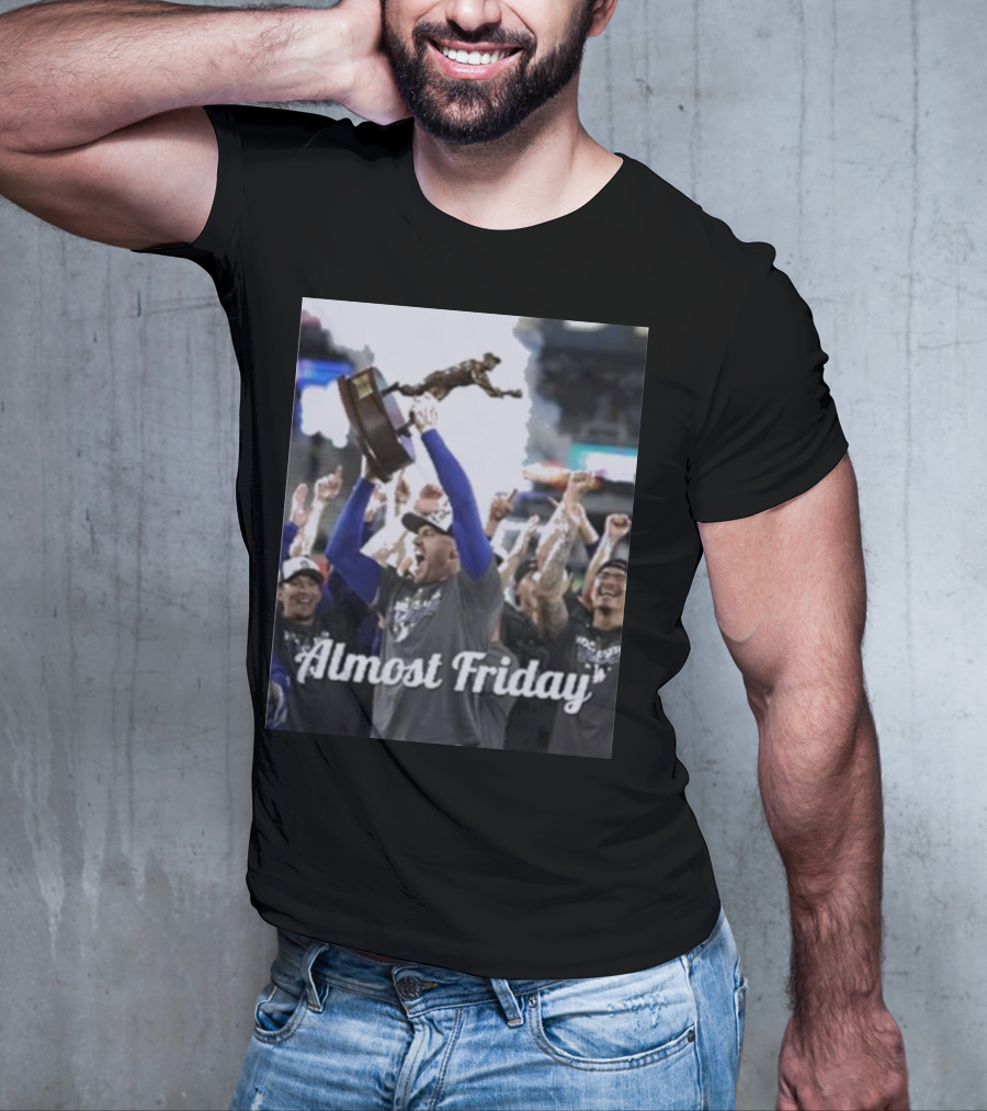 Almost Friday Freddie Freeman MVP Celebration Victory T-Shirt