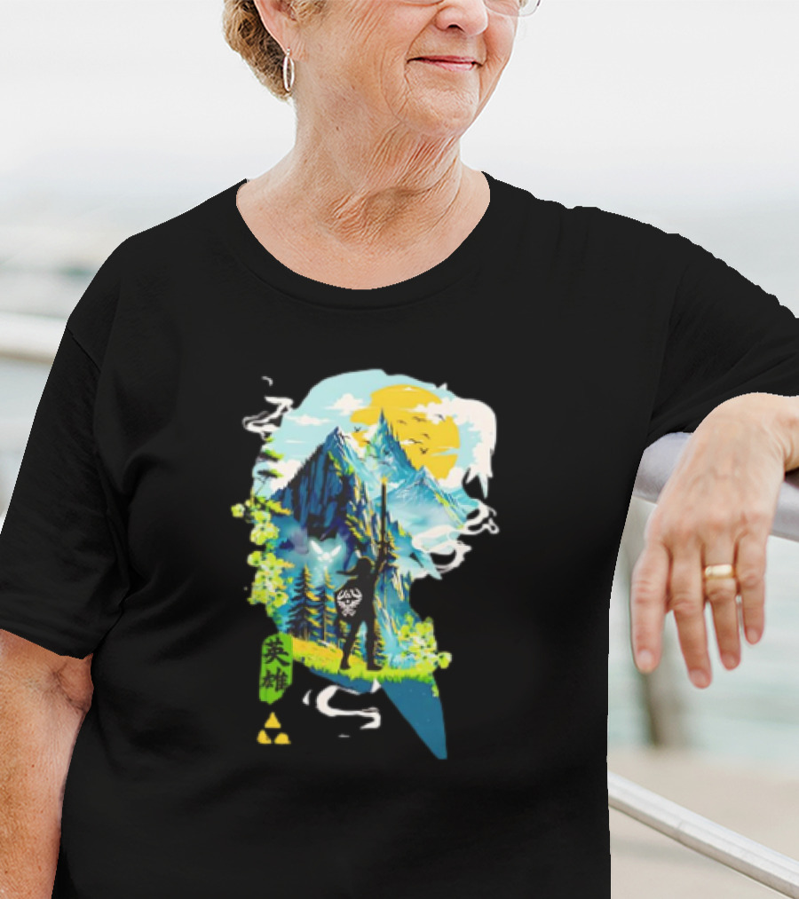 Heroic Ballad Of Link The Legend Of Zelda Tri-Force Journey T-Shirt
