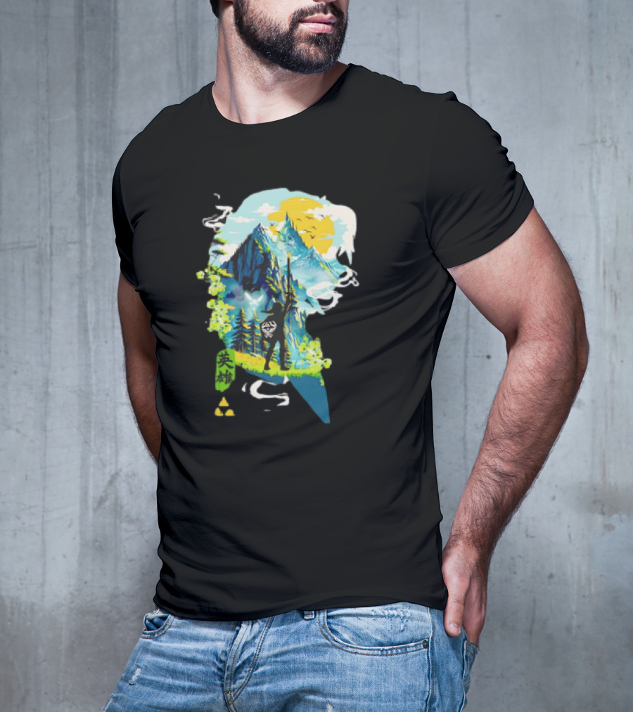 Heroic Ballad Of Link The Legend Of Zelda Tri-Force Journey T-Shirt
