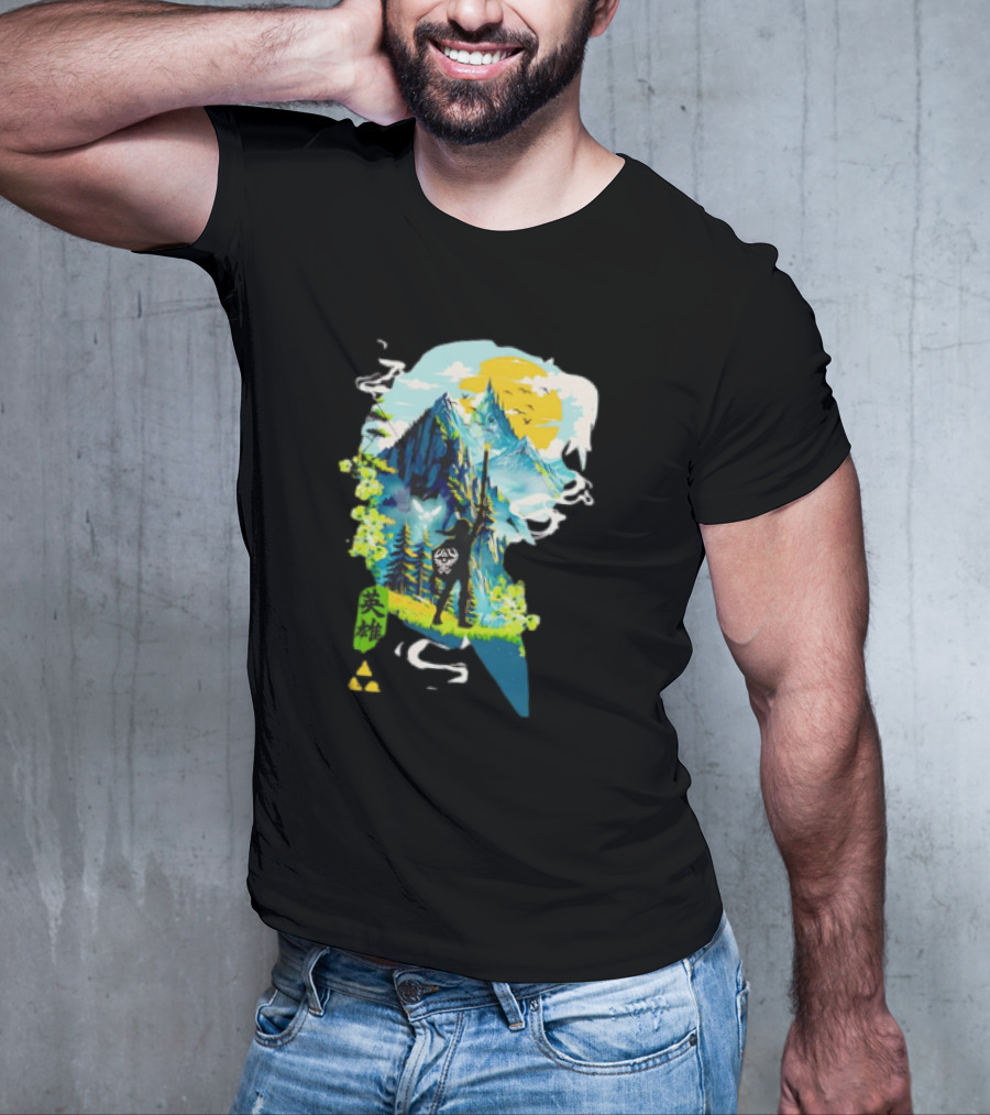 Heroic Ballad Of Link The Legend Of Zelda Tri-Force Journey T-Shirt