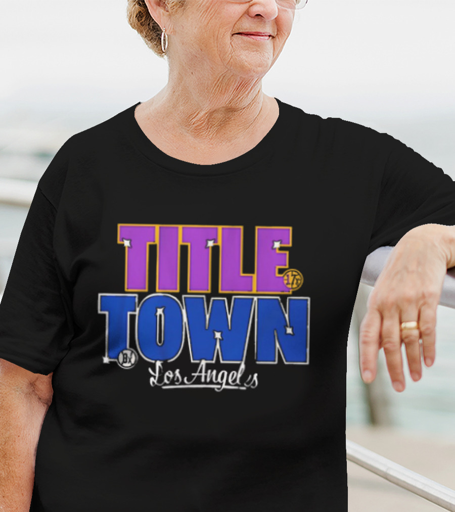 Los Angeles Dodgers Title Town T-Shirt