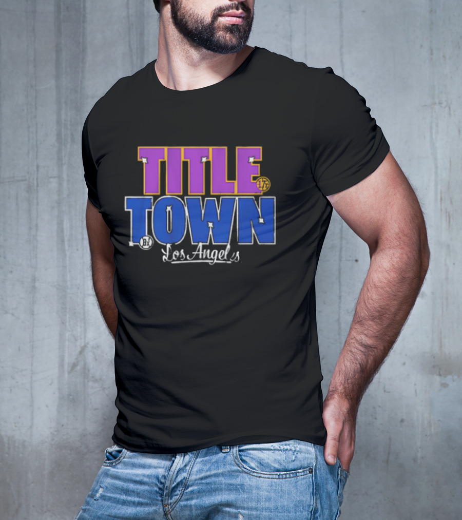 Los Angeles Dodgers Title Town T-Shirt