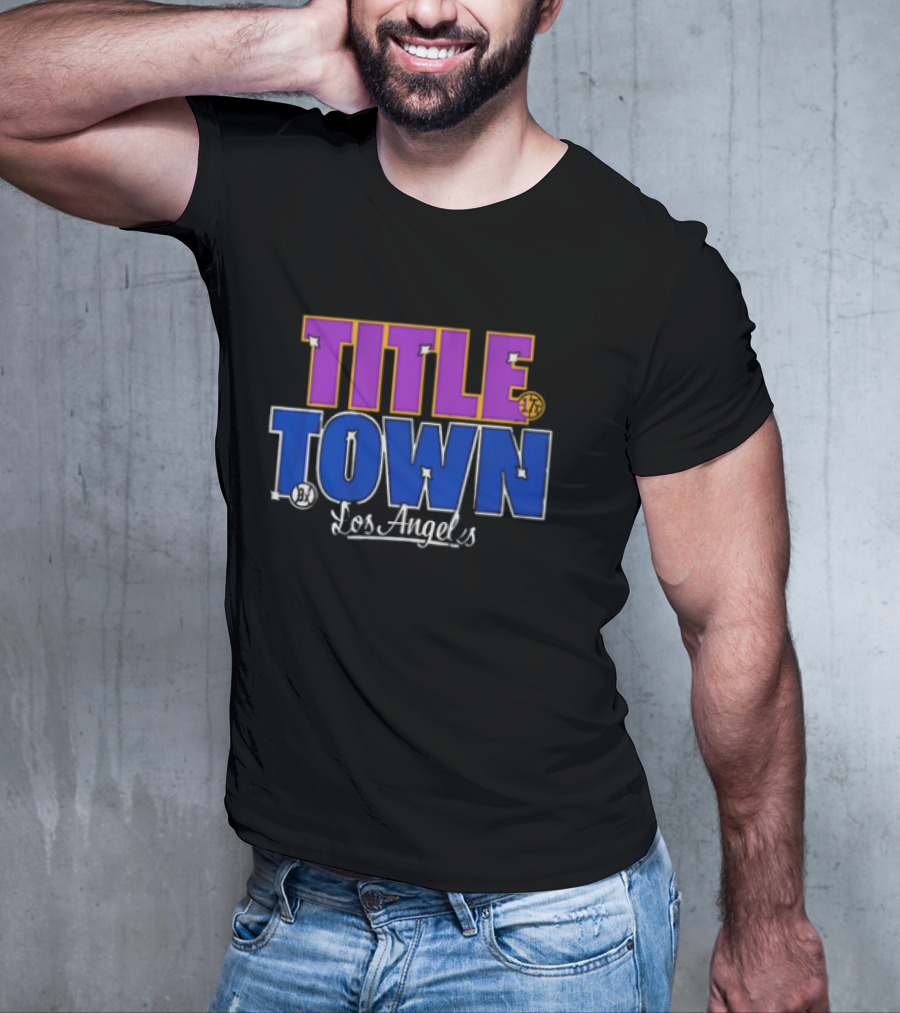 Los Angeles Dodgers Title Town T-Shirt