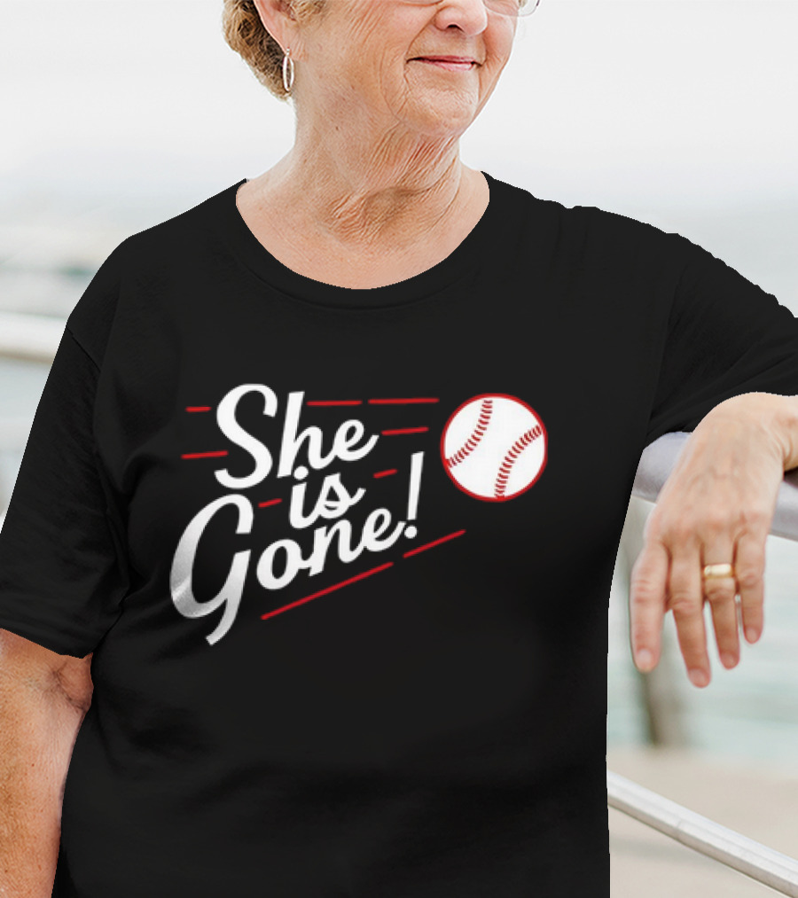 Los Angeles Dodgers Freddie Freeman She Is Gone Baseball T-Shirt