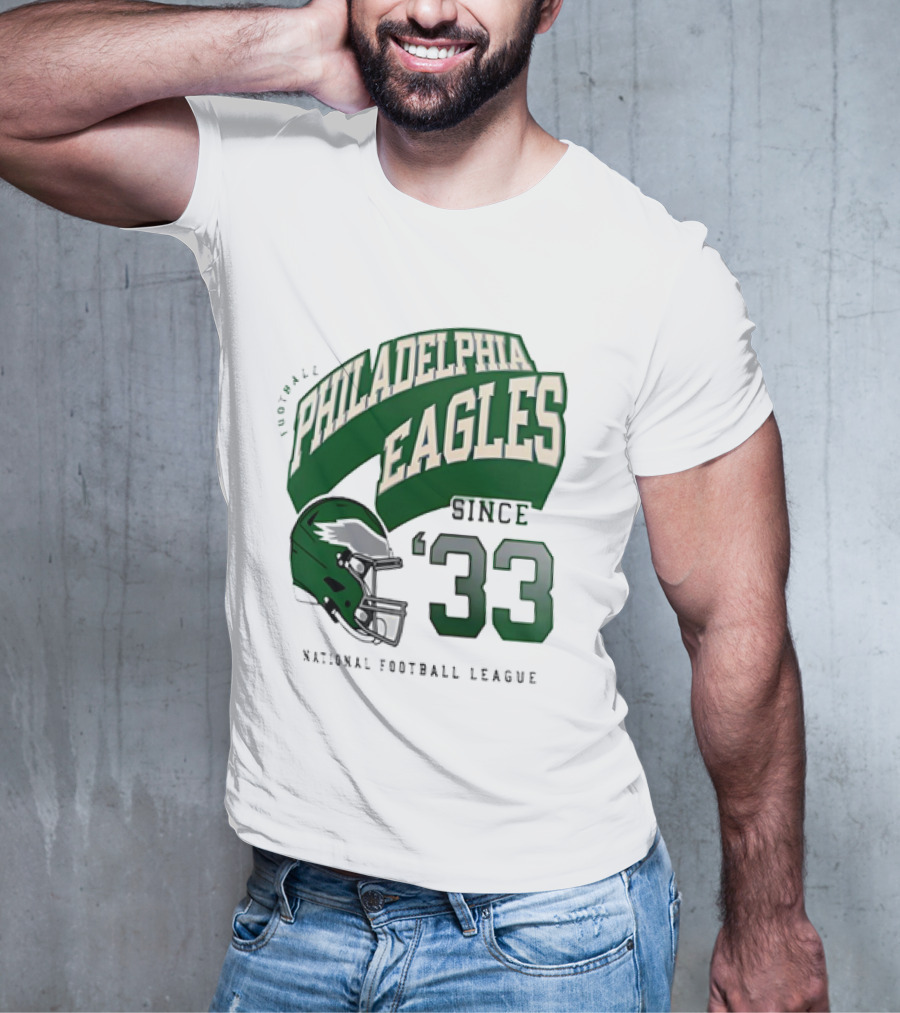 Philadelphia Eagles Football Since 1933 NFL National Football League T-Shirt