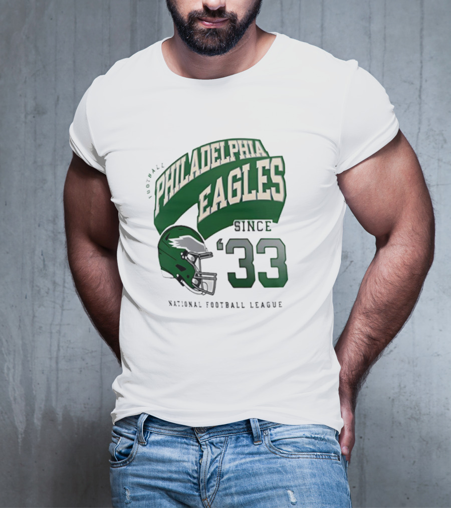 Philadelphia Eagles Football Since 1933 NFL National Football League T-Shirt