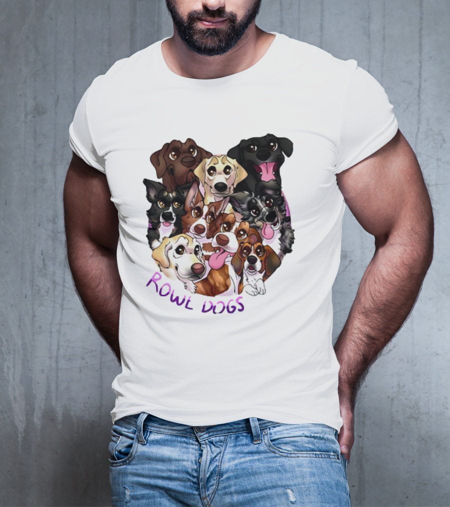 Rowe Dogs Playful Pooches Classic T-Shirt