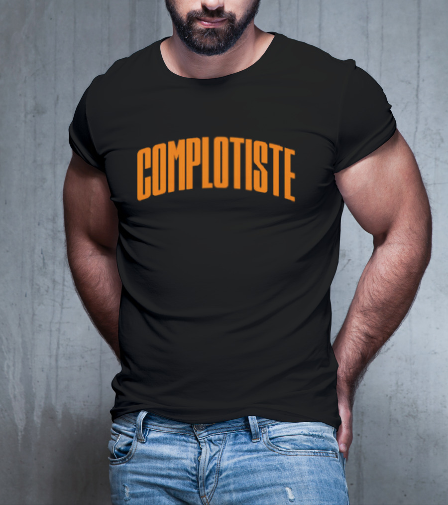 Complotiste Bold Text Booba Merch T-Shirt