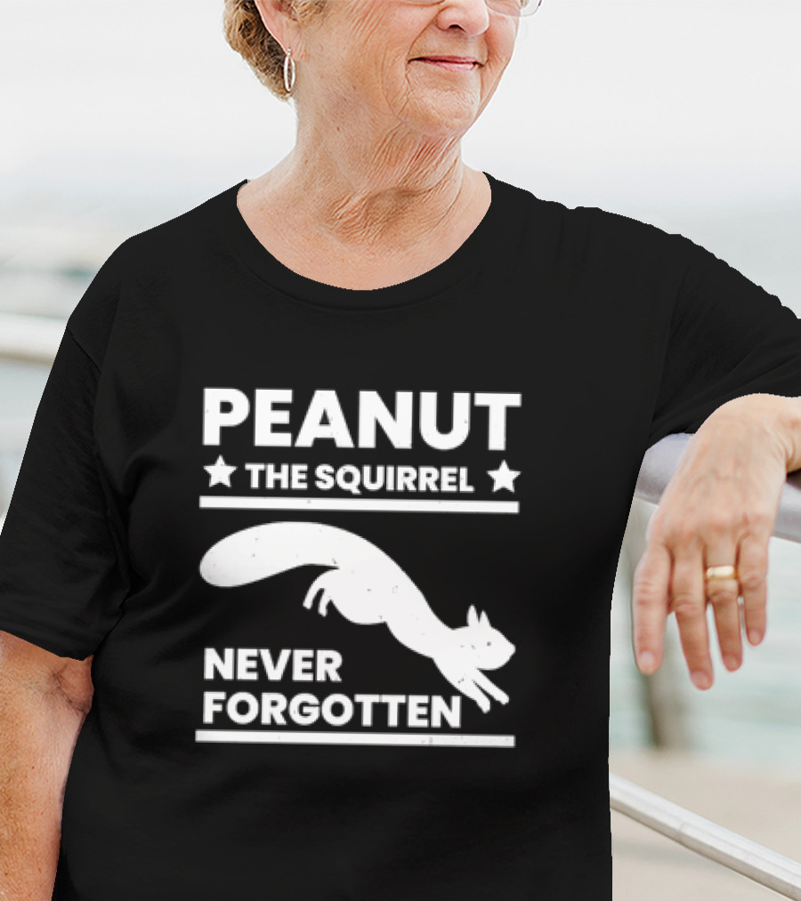 PEANUT THE SQUIRREL STARS NEVER FORGOTTEN T-Shirt