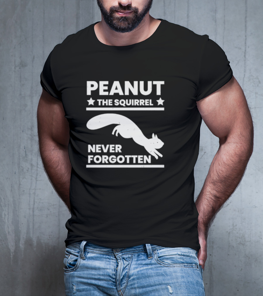 PEANUT THE SQUIRREL STARS NEVER FORGOTTEN T-Shirt