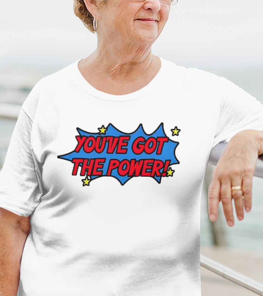 Monica You've Got The Power Comic Style Stars T-Shirt