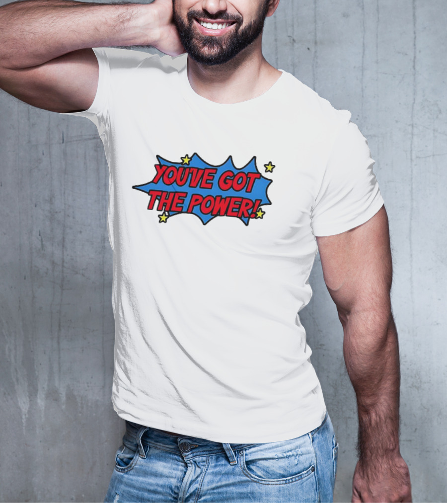 Monica You've Got The Power Comic Style Stars T-Shirt