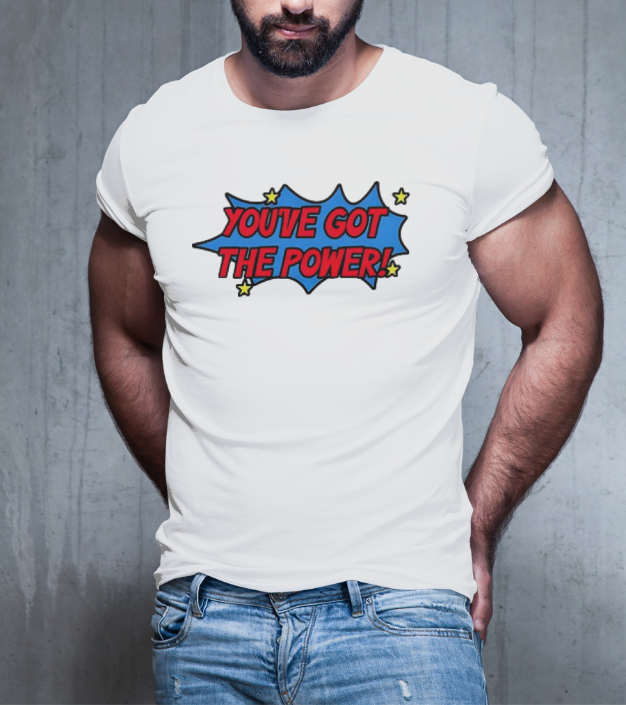 Monica You've Got The Power Comic Style Stars T-Shirt